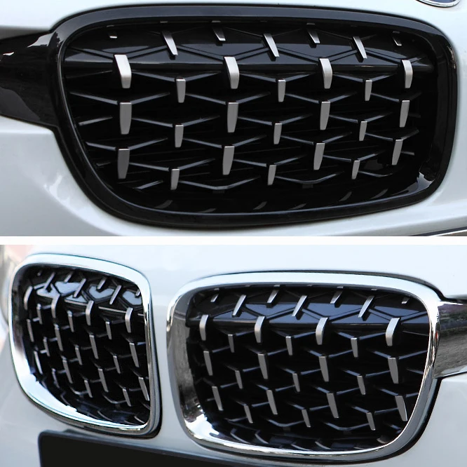 Решетка радиатора для BMW 3 серии F30 F31 F35 320i 328d 330i 328i 335i 325i 2012 2016 Алмазный Серебряный