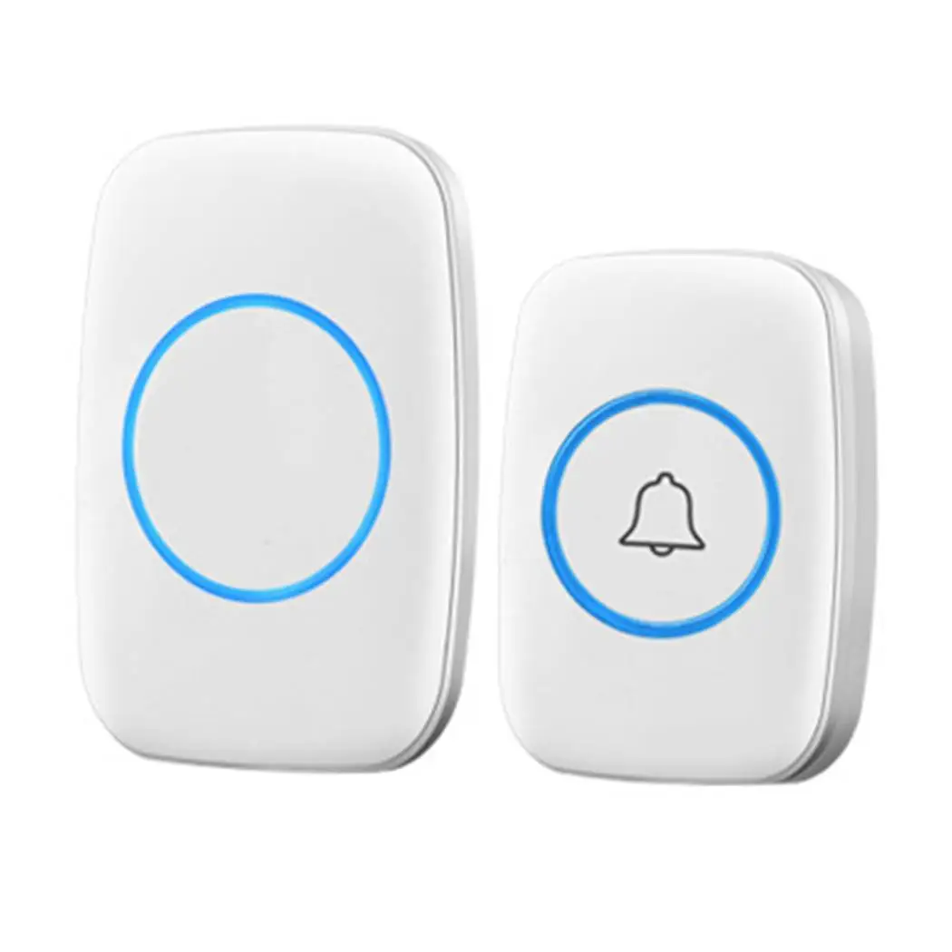 

Waterproof Home Wireless Smart LED Light Calling Remote -30C 70C Battery Button EU Plug IP44 Doorbell 38 pcs
