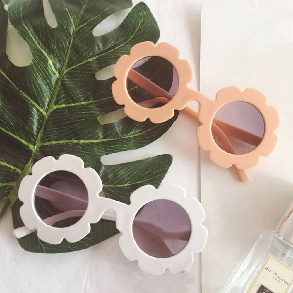 Children Accessories Lovely Protection Glasses Toddlers Boys Kids Shades Flowers Adorable Sunglasses Kids Gift