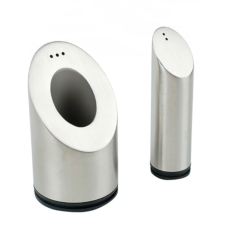 1Pcs Stainless Steel Salt And Pepper Shakers Set For Spices With Holes