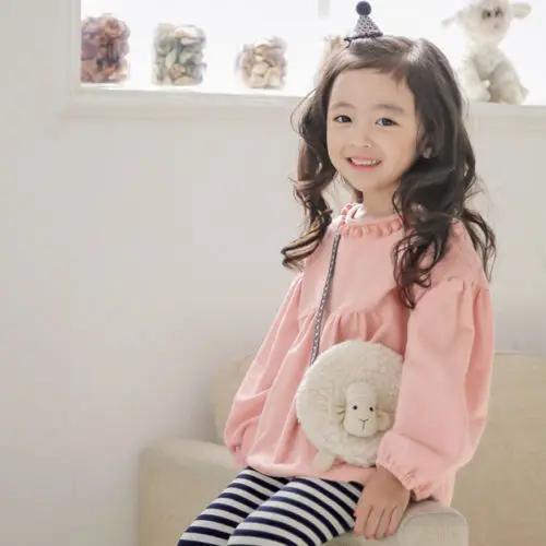

Mini Cute Sheep Shape Plush Backpack Shoulder Bag Messenger Kids Single-Shoulder Bags Snack Bag