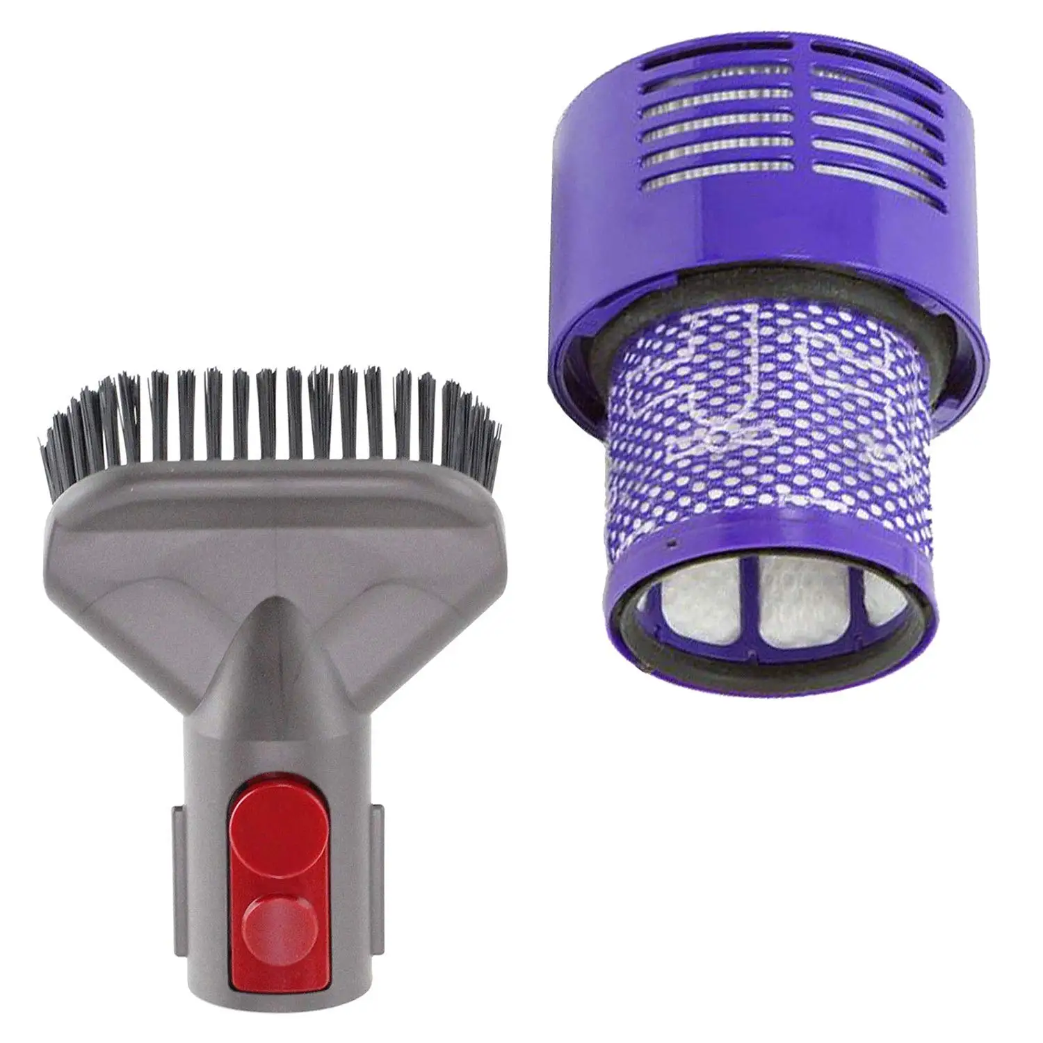 

Washable Filter Unit + Dirt Brush Tool For Dyson V10 SV12 Cyclone Animal Absolute Total Clean Vacuum Cleaner
