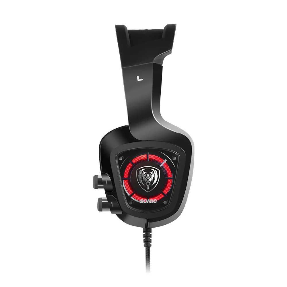 Somic G910 USB игровая гарнитура наушники 7 1 Surround Sound вибрации Накладные для ПК игры с