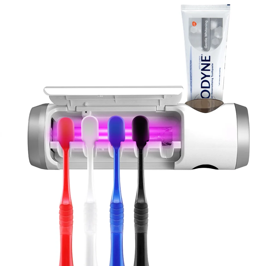 

DG UB01 UV Light Toothbrush Sterilizer Box Ultraviolet Antibacterial Toothbrush Cleaner USB Rechargeable Toothbrush Holder