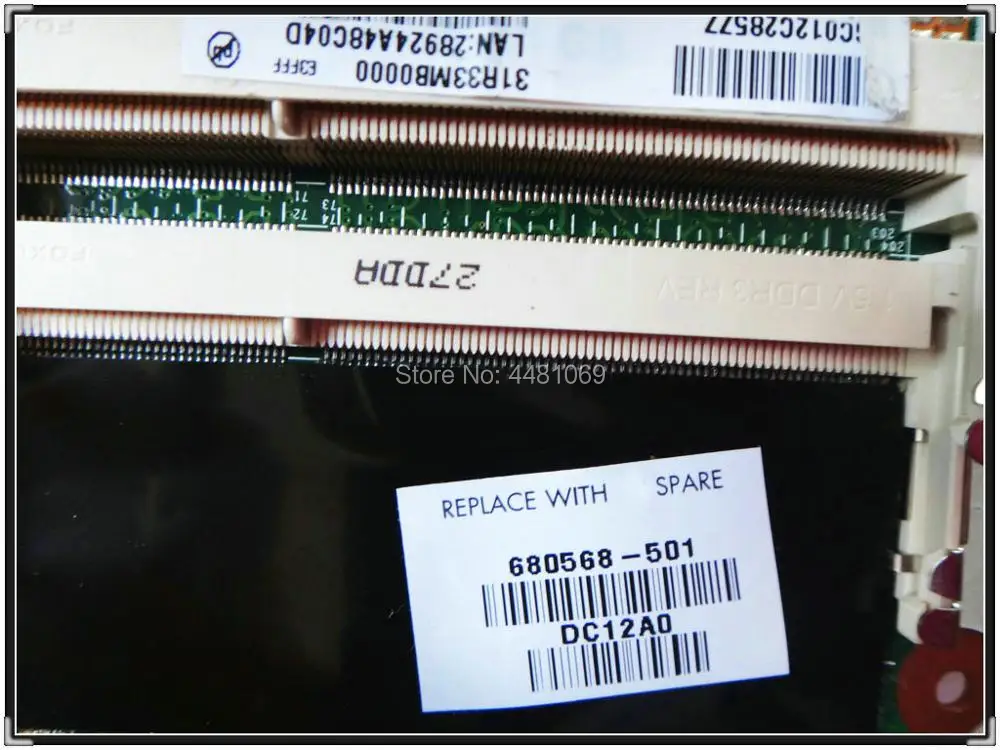 680568 001 для HP Pavilion G4 G6 G7 2000 501 DA0R33MB6E0 DA0R33MB6F1 материнская плата|Материнские платы