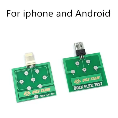 

LW Micro USB Dock Flex Test Board for iPhone 6 7 8 And Android Phone U2 Battery Power Charging Dock Flex Easy Testing Tool
