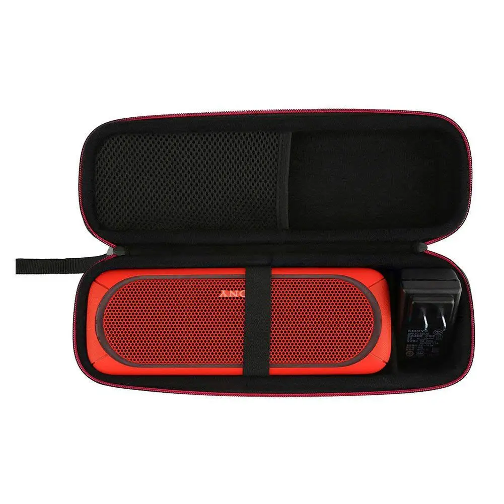 

Promotion! Portable EVA Carry Case FOR Sony XB30 / XB31, Red Zipper Replace Bluetooth Speaker Travel Handheld Bag Hard Shell Box