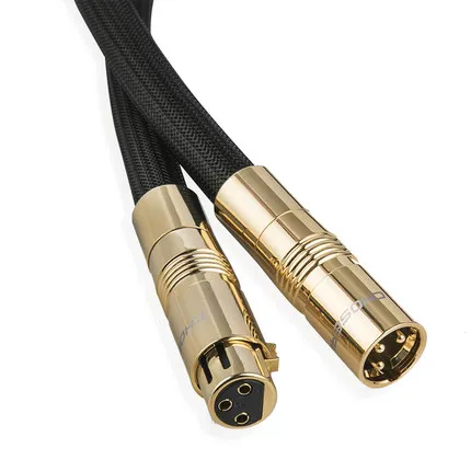 Choseal XLR кабель мужской и женский сбалансированный аудио HIFI одинарный Кристалл