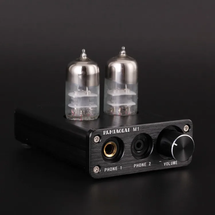 PJ.MIAOLAI M1 music fever HiFi PC USB tube amp tube preamp amplifier portable