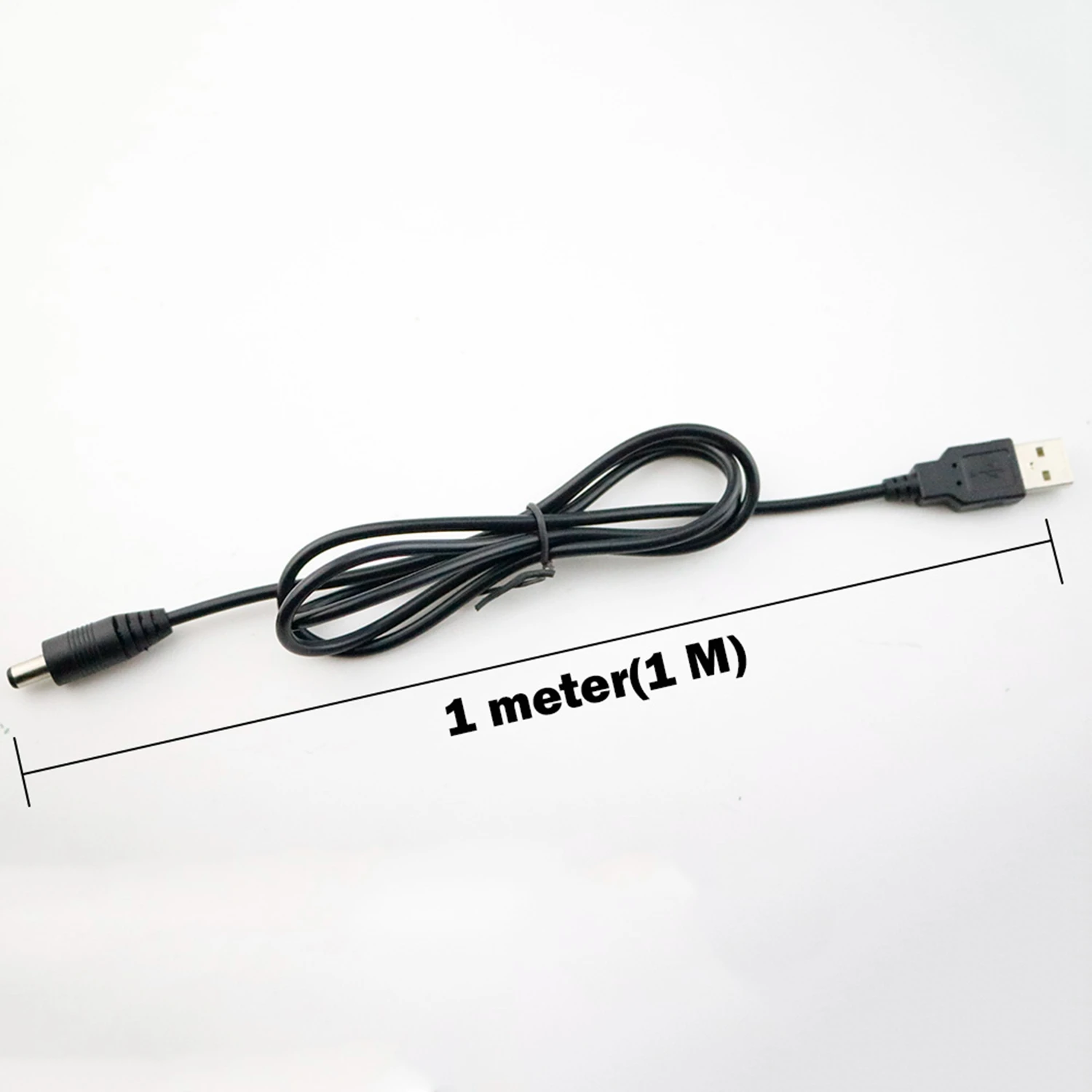 USB к DC Barrel jack 5 в 5,5x2,1 мм внутренний 1 м кабель питания конвертер-соединитель для небольших электронных устройств Быстрая JQ