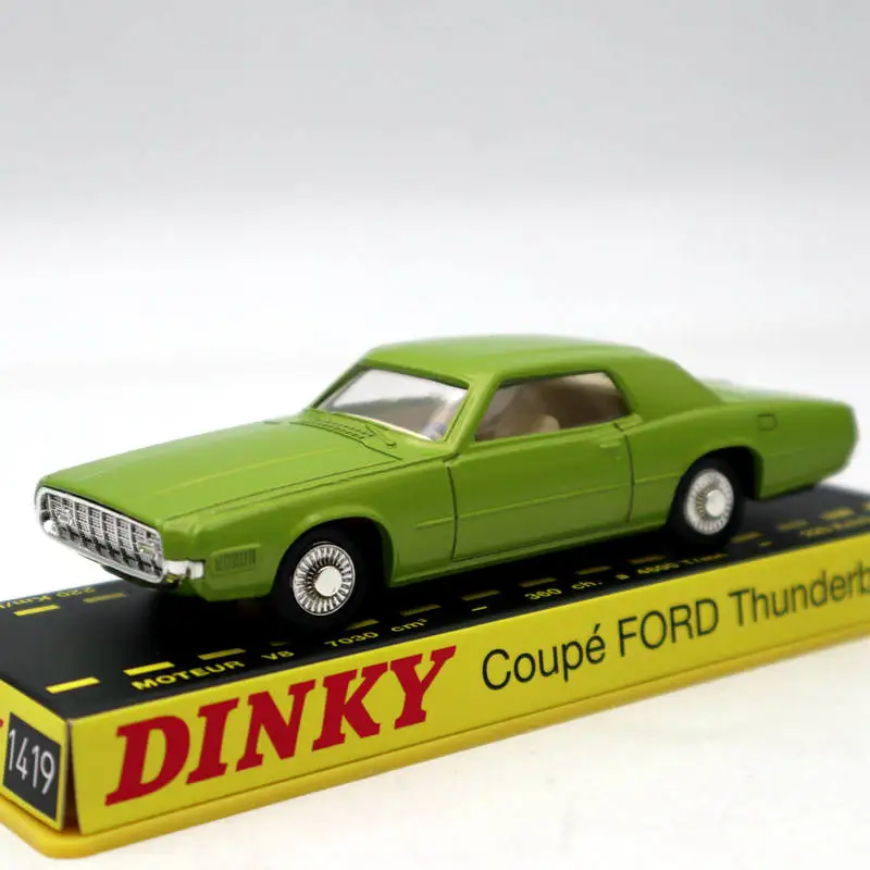 Atlas 1/43 Dinky toys ref 1419 COUPE Ford Thunderbird Diecast Модели green limited edition коллекционные игрушки автомобиль