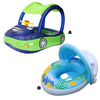 

Baby Kids Summer Swimming Pool Swimming Ring Inflatable Car Swim Float Water Fun Pool Toys Swim Ring Seat Boat Water Sport