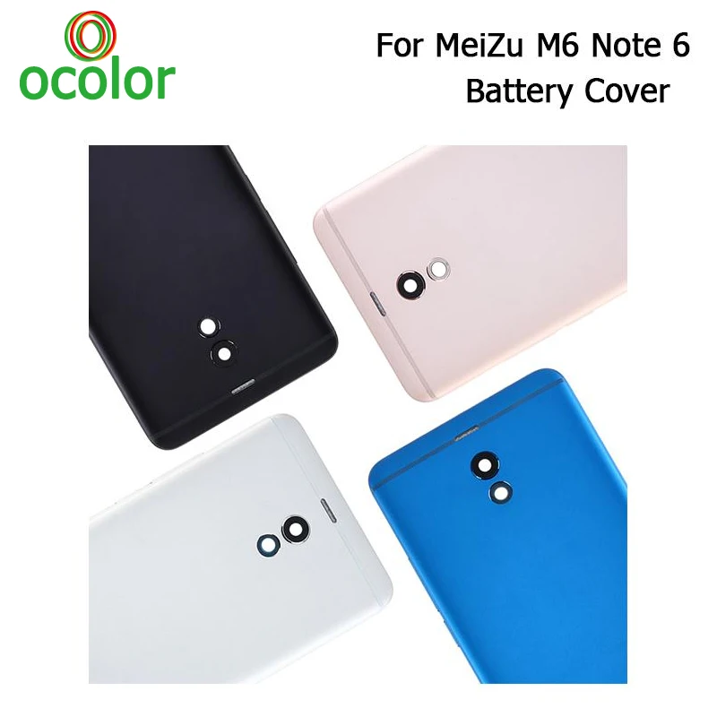 

ocolor For MeiZu M6 Note 6 Battery Cover Protective Battery Back Case Fit Replacement For MeiZu M6 Note 6 Battery Cover Case