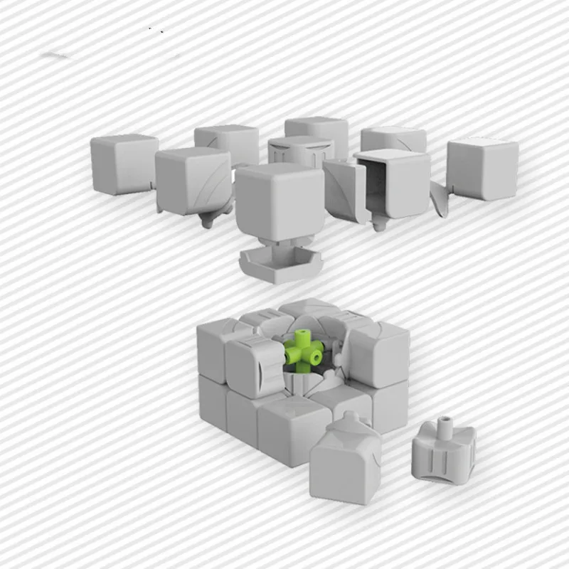 Qiyi Профессиональный Кубик Рубика 3x3x3 6 8 см скорость для антистрессовых пазлов