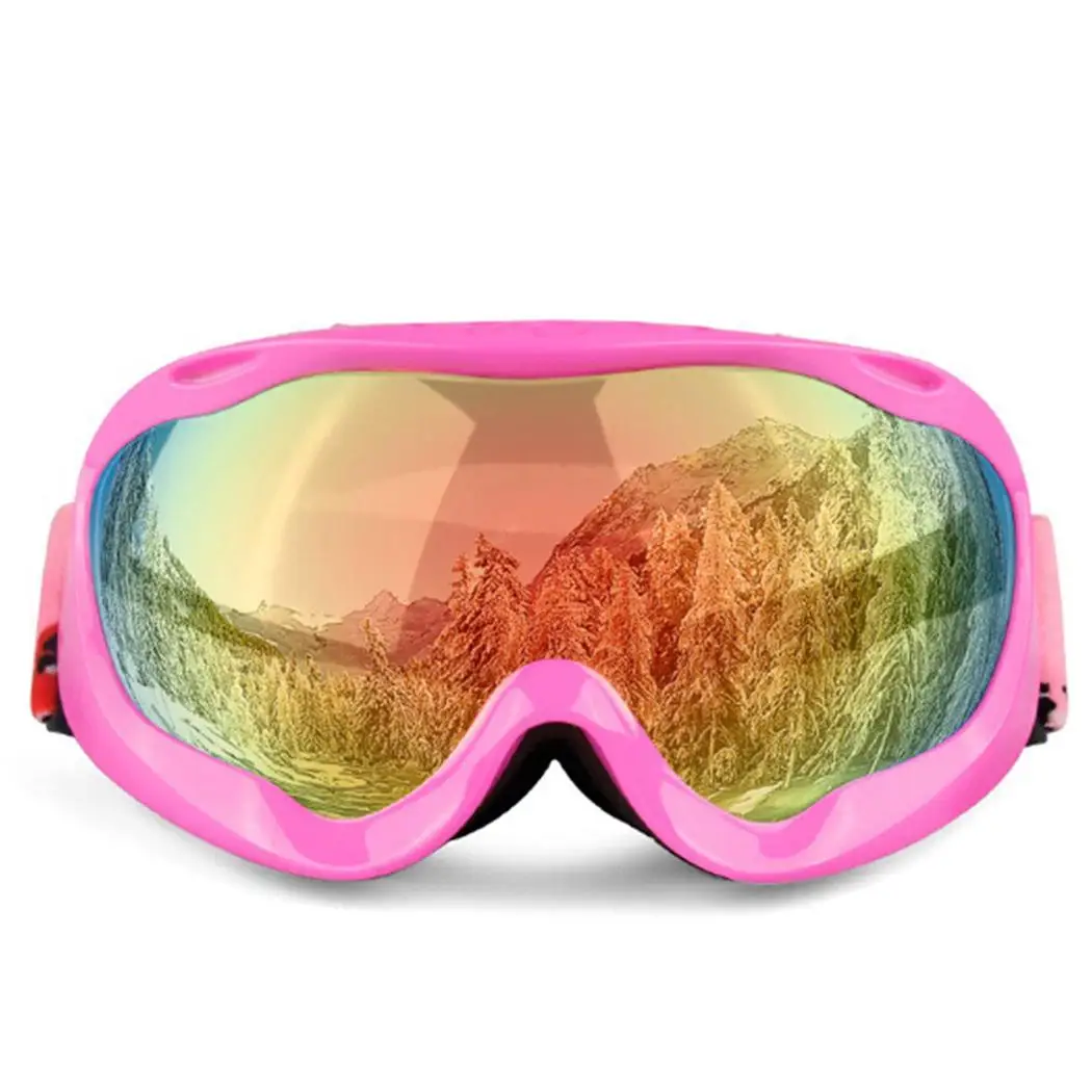 De Esquí gafas Snowboard gafas Anti-niebla 100% UV protección de doble capa esférica lentes compatible con casco medio ajuste nieve ir
