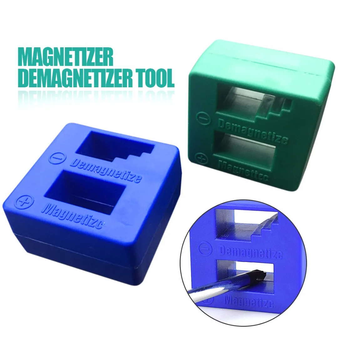 1pc Blue / Green 2 in 1 Screw Tip Bit Screwdriver