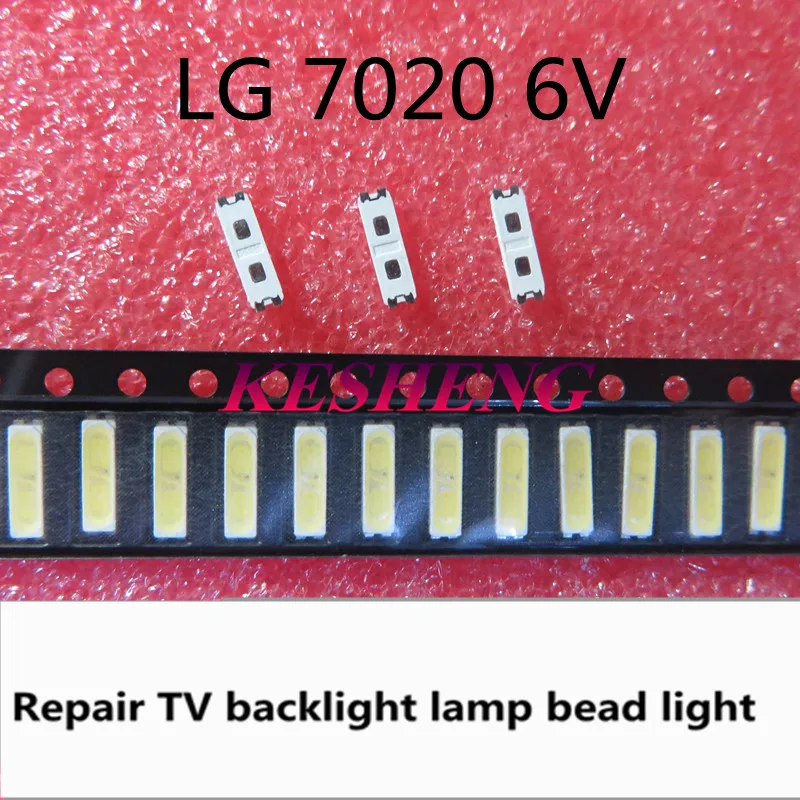 Светодиодный экран для подсветки телевизора LG 1 Вт 6 в 7020 холодный белый BB72D/ 100