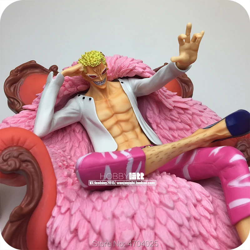 

Hot Japan popular Anime One Piece Luffy PVC Donquixote Doflamingo Model toys Action Figures toys Doll Kid gift Free Shipping