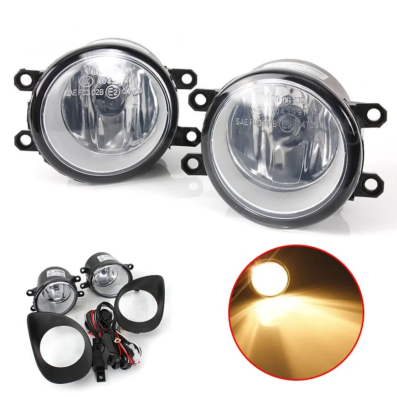 

2 Pcs/Set Fog Lamps L+R Clear Car Front Bumper Fog Lights Cover And Switch Car Accessories For Toyota Camry 2006-2011