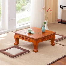 Дуб цвет восточные антикварная мебель дизайн японский пол чайный столик маленький размер Гостиная Деревянный Кофе татами низкий стол дерево