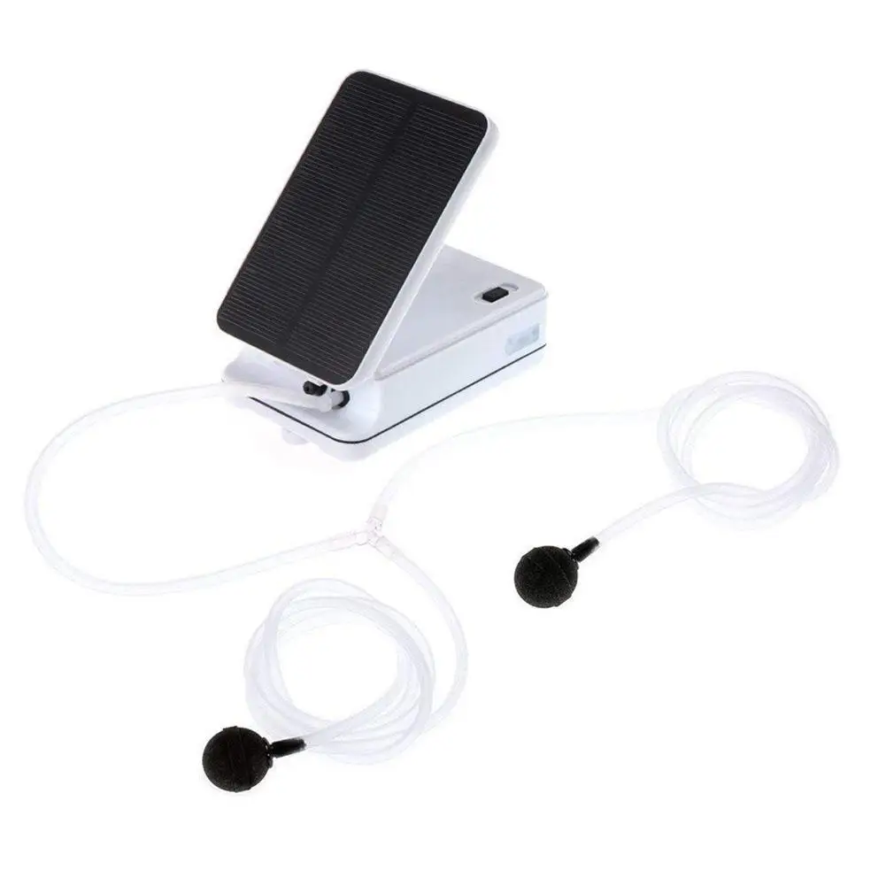 

Noiseless Solar-powered Oxygen Pump Oxygenator Aerator for Outdoor Fishing Fish Tank Aquarium-73