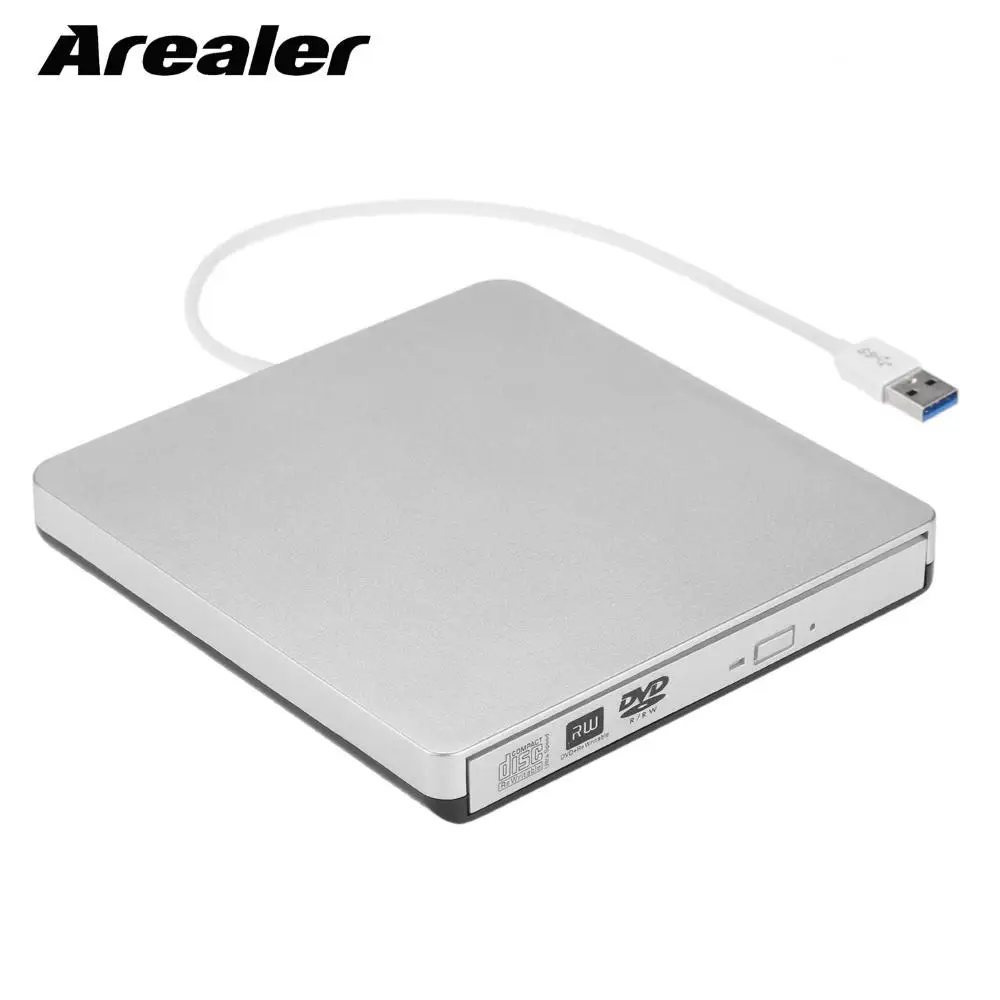

USB 3.0 Portable Ultra Slim External CD-RW DVD-RW CD DVD ROM Player Drive Writer Rewriter for Laptop PC Desktop