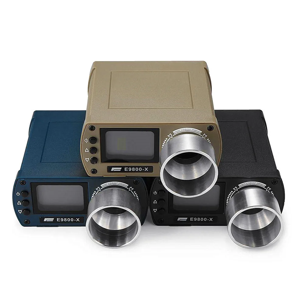 

E9800-X Shooting Speed Tester High-Precision Shooting Chronograph -10C to 50C 0-500J Firing-Kinetic Energy LCD Screen New