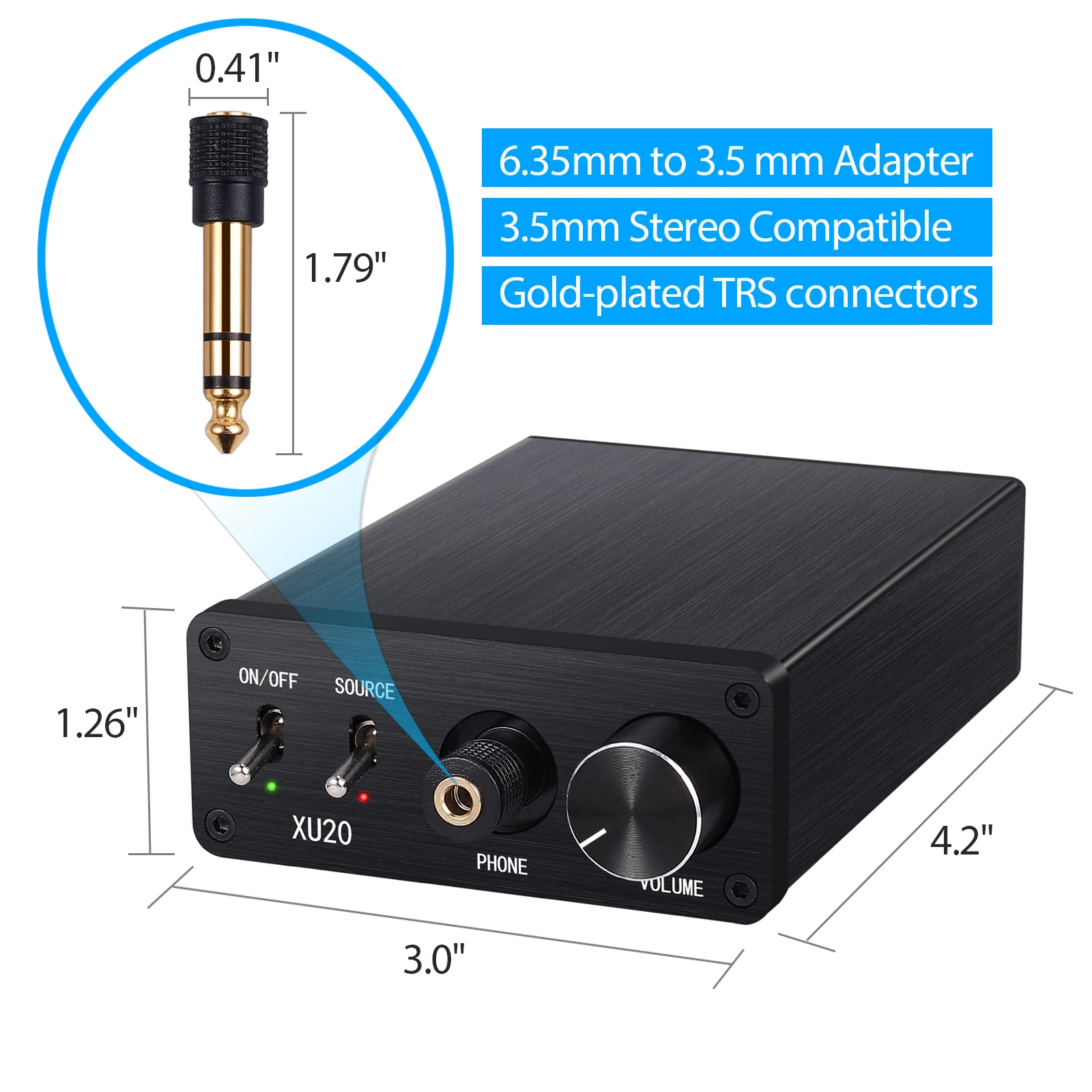 Neoteck 192kHz Digital to Analog Audio Converter with Headphone Amplifier 6.35mm Jack Audio Adapter Coaxial Toslink to RCA L/R Neoteck 192kHz Digital to Analog Audio Converter with Headphone Amplifier 6.35mm Jack Audio Adapter Coaxial Toslink to RCA L/R