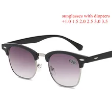 Oulylan классические солнцезащитные очки для женщин и мужчин, солнцезащитные очки с диоптриями, очки для чтения, очки по рецепту+ 1,0 2,0 2,5 3,0 3,5
