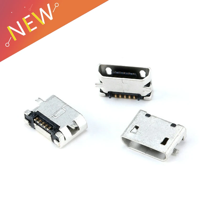 

20pcs Micro USB MK5P 5pin Female Connector G19 Micro USB Charging Socket Straight SMD DIP Connector