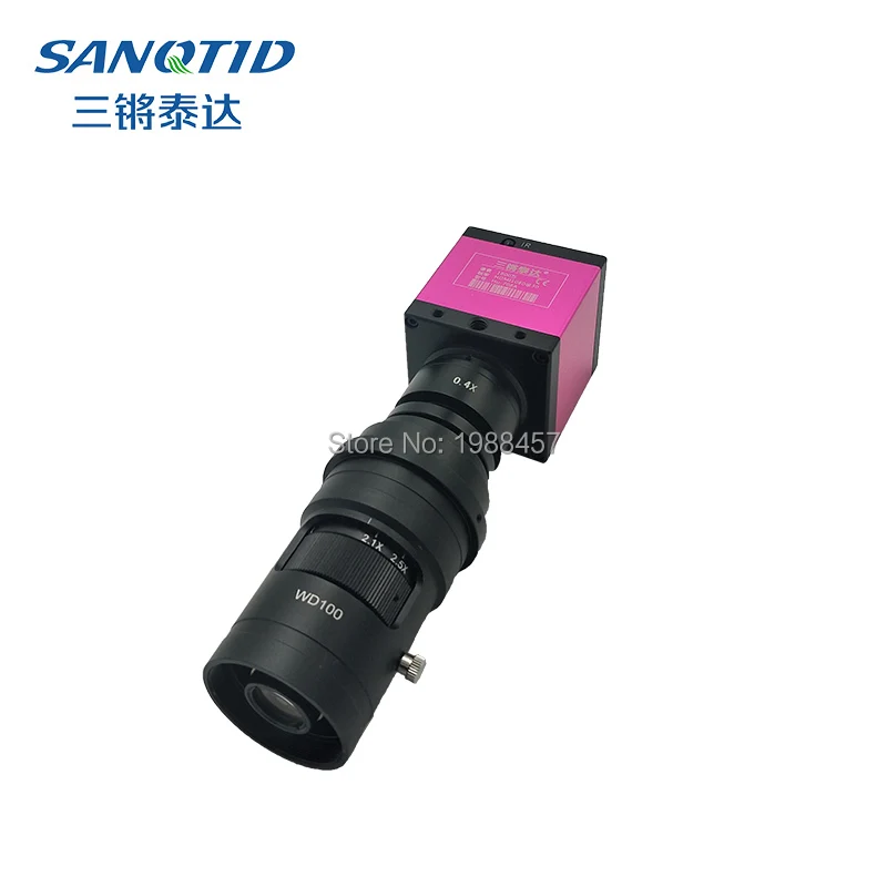 HDMI/USB Электронная цифровая видео лупа + 0.4X C/CS Объектив для микроскопа высокой