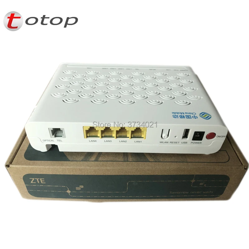 10 шт Горячая Распродажа ZTE ZXHN F623 GPON ONU 1POTS + 1GE 3FE WIFI USB SC UPC оптический сетевой