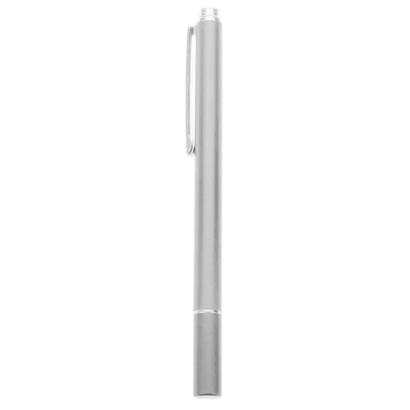 s 12,5 см тонкий круглый тонкий конец емкостный стилус для планшета для iPad 2/3/4/air/mini высокого качества серебристый
