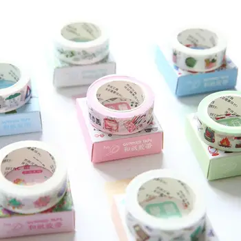 

Travel Photo Succulent Plants Creative Cute Masking Decoration Adhesive Stikcer Craft Washi Tape