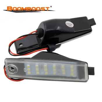 

License Plate Light Lamp 18LED For Toyota Hiace H200 2004-2012/Vanguard ACA33W 2005-2010 3528SMD 2pcs/lot Bright White