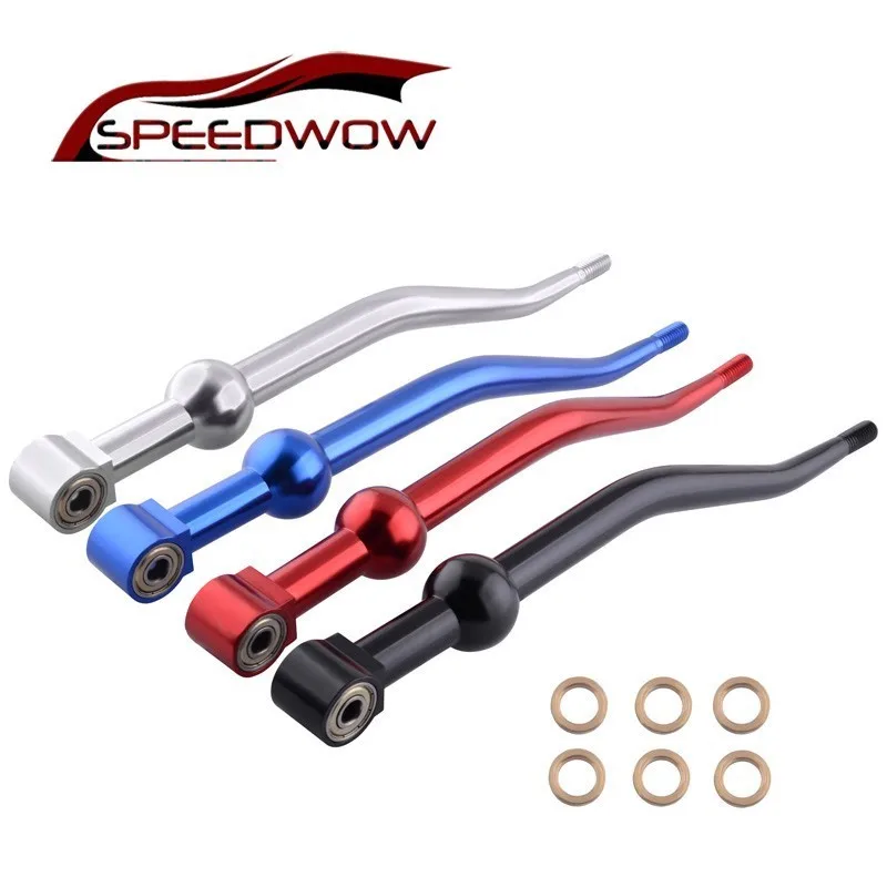 

SPEEDWOW 5 Speed MT Manual M10 x 1.5 Dual Bend Short Shifter Gears Threaded Throw For HONDA Acura Integra 90 91 92 93 94-01