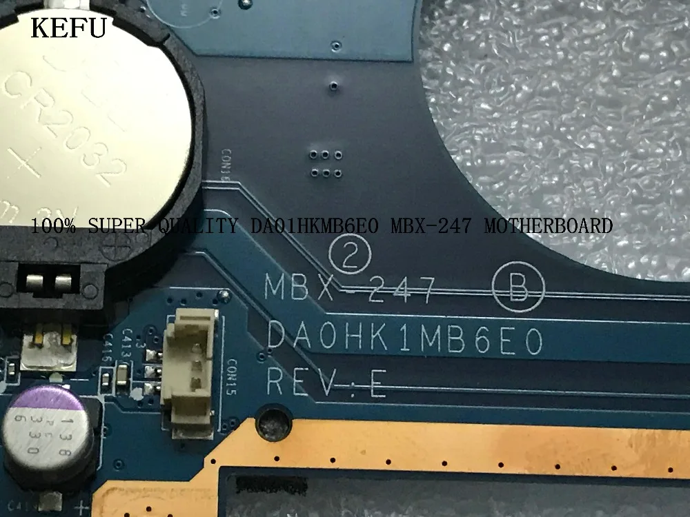 Kefu MBX-247 DA0HK1MB6E0 для охлаждающий вентилятор SONY VPC EH серийная материнская плата для ноутбука DDR3 HM65 с видеокартой