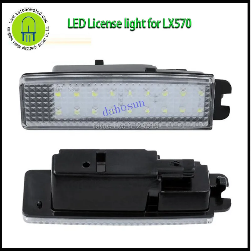 

2PCS x dahosun LED License Lamp for Lexus LX570 for Car Number Plate Light