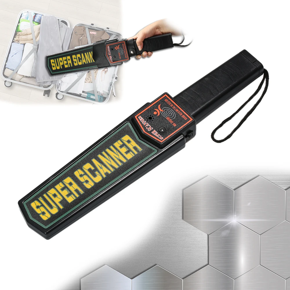 

New Version Portable Handheld Metal Detector High Sensitivity Security Scanner Sound Alarm&Vibration Metal Checker MD-3003B1