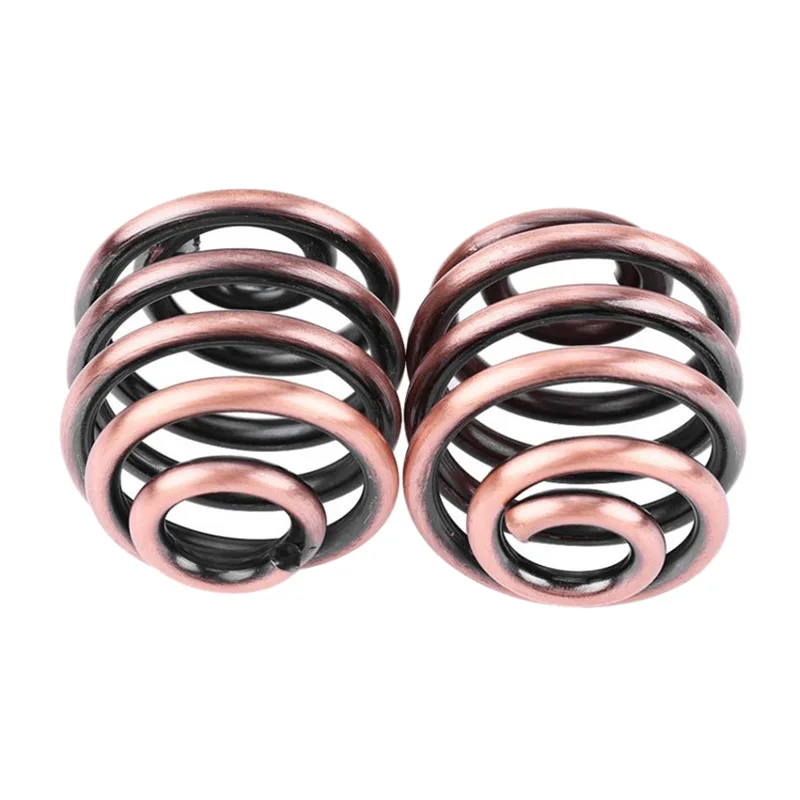 

2 Pieces Seat Springs Motorcycle Parts Barrel Coiled Solo Seat Springs Mount Spring For Harley Chopper Bobber Steel Motorcycle