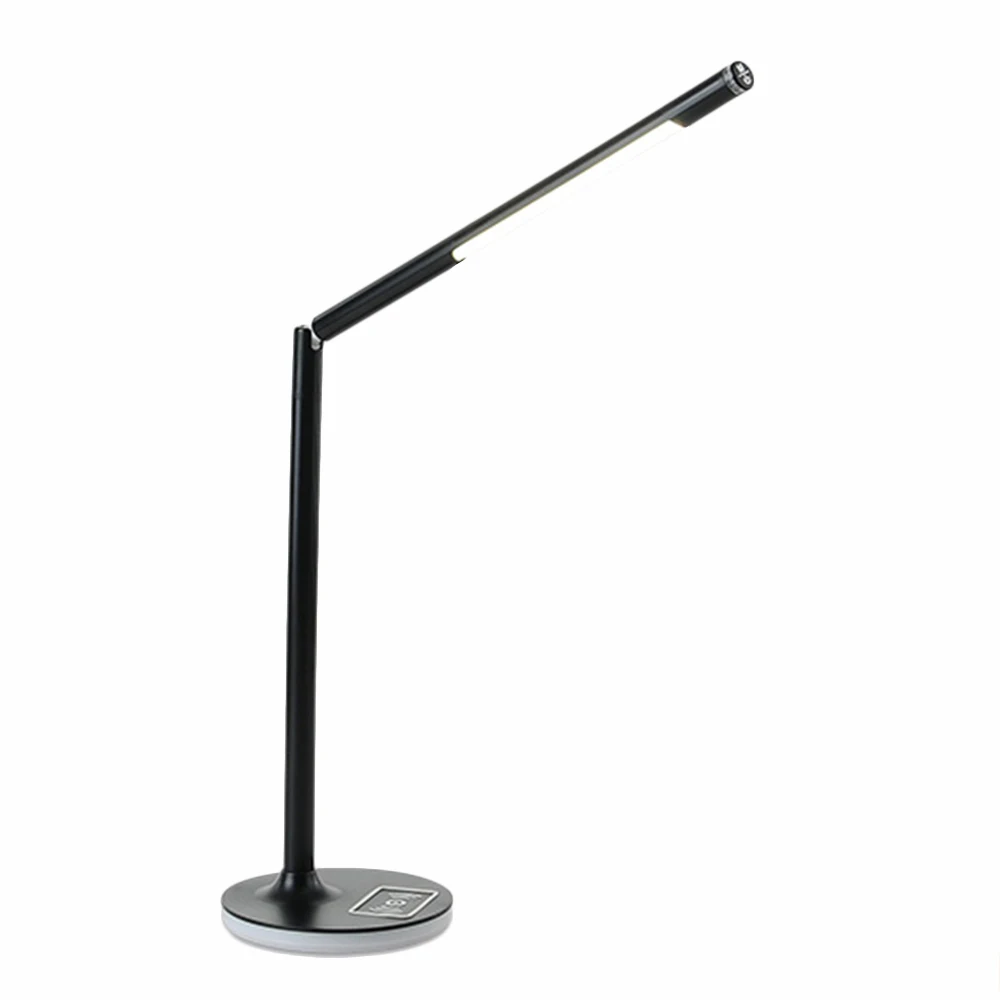 

Led Table Lamp PC Wireless Charging Dimmable Contact Eye Protect Removable Office Read Desk Light 360 Degree Rotation Ouput