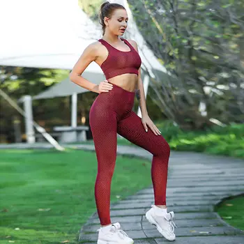

US Women Stretch Fitness Jumpsuit Sportswear Suit Breathable Gym Tracksuits