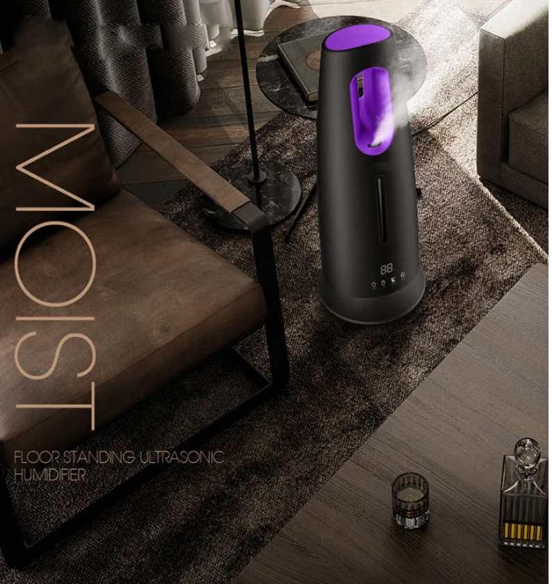 

4L Ultrasonic Air Humidifier Aroma Oil Diffuser Ionizer Generator Aromatherapy + Purifier Mist Maker High Capacity Humidificador