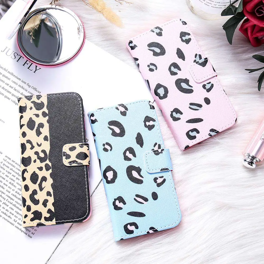 

KISSCASE Leather Leopard Case For Samsung Galaxy J5 Case J2 J3 J4 J6 J8 2018 Wallet Case Samsung J7 2018 Case J4/J6 Plus Capinha