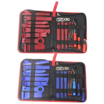 

25pcs Hand Tools Pry Bar Panel Door Interior Clip Kit for Panel Disassembling Speaker Retrofit Car Trim Removal Tool Accessories