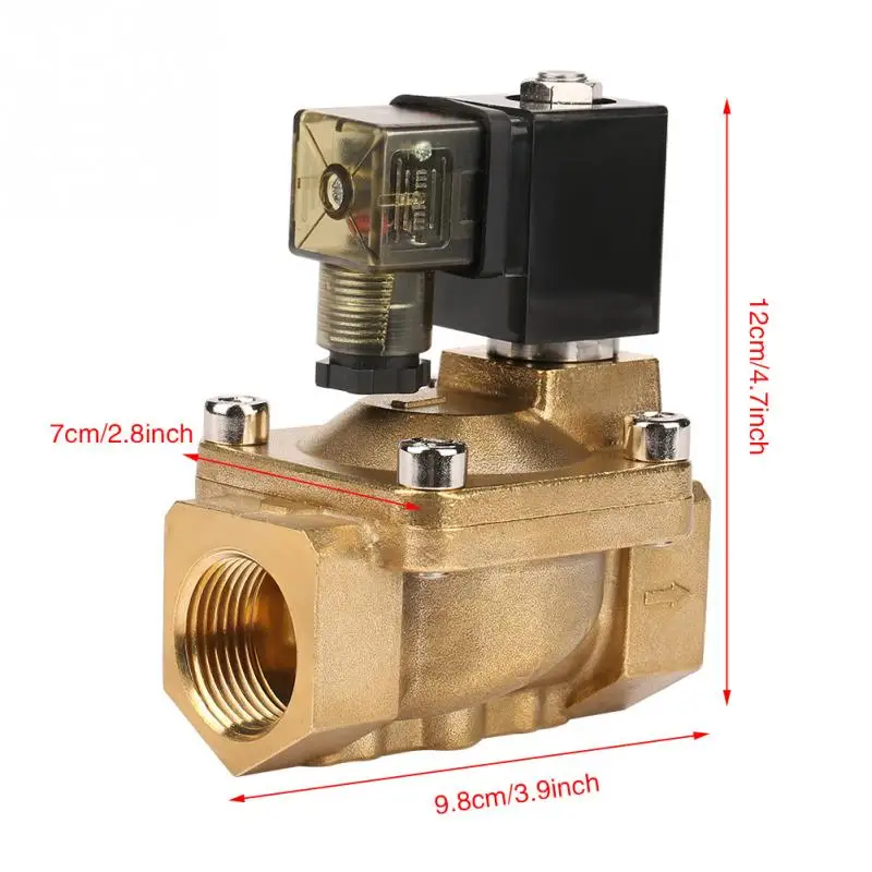 Brass10kg клапан высокого давления PU225 08 G1 25 мм латунный управляемый пилотом