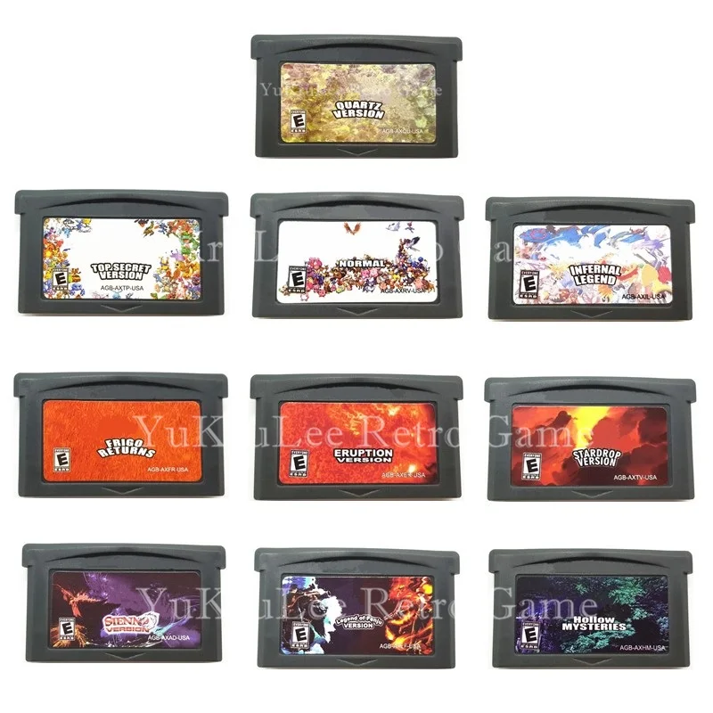 

Video Game Cartridge Card Hollow Mysteries Quartz Top Secret for 32 Bit Game Console US/EU General Version English Language