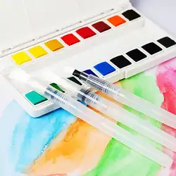 3 шт./компл. портативный краски кисточки кисть Акварельная карандаш мягкая вода цвет ручка многоразового для живописи, рисования поставки