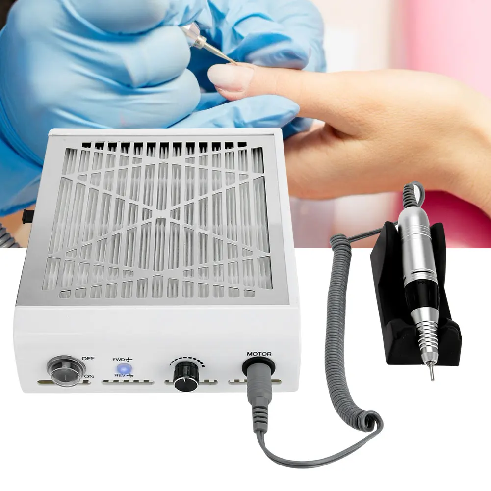 

3 Types 60W Strong Power Nail Dust Collector Desktop Suction Vacuum Cleaner Manicure Tools