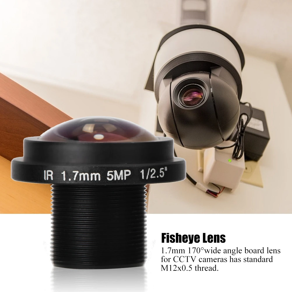 Новая плата 5mp 1,7 мм 170 градусов широкоугольный объектив безопасности рыбий глаз для камеры видеонаблюдения 2019 Новый